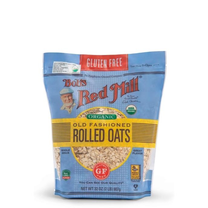 

BOB'S RED MILL GLUTEN FREE ORGANIC OLD FASHIONED ROLLED OAT 907 GR