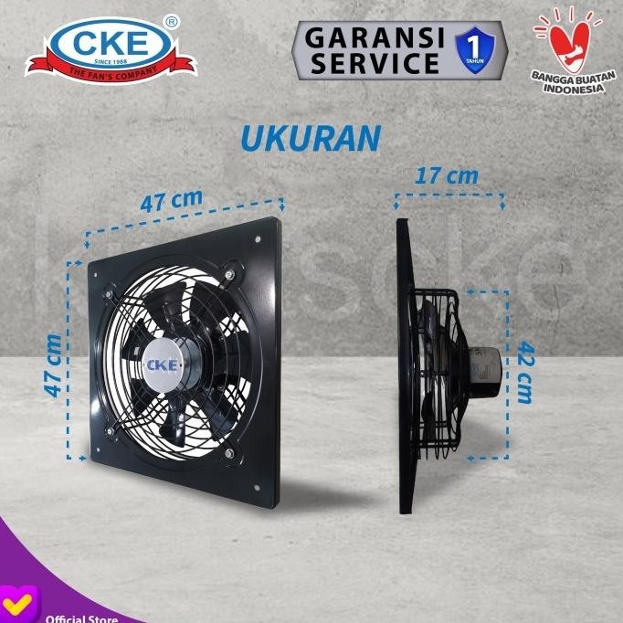 Original Wall Exhaust Fan 16" Inch Kipas Exhaust Fan Dinding Industrial 16 Inch