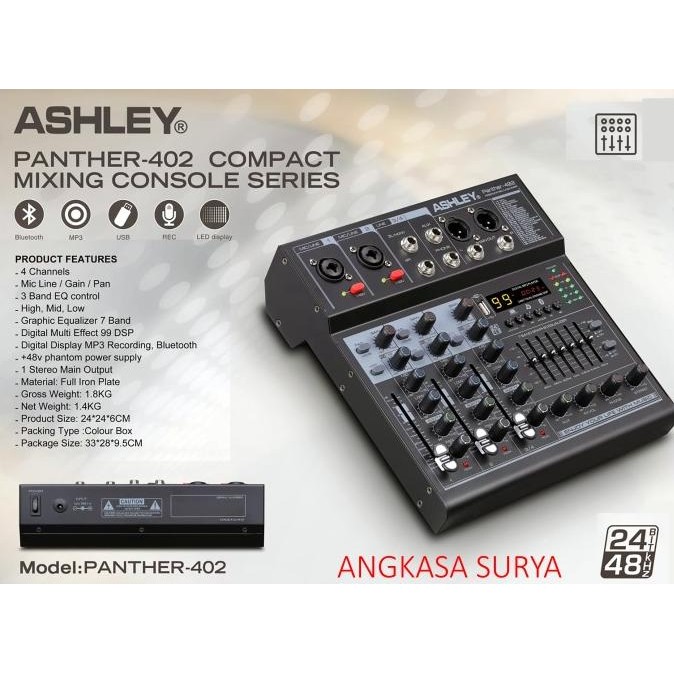 Mixer  Ashley Panther 402 Original/ Mixer Audio Ashley Panther402 / Mixer Mini Ashley Co