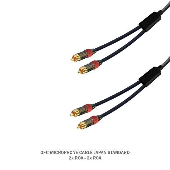 Kabel Audio 2x RCA - 2x RCA | Japan Standard - GPE kabel  rca  audio kabel  audio