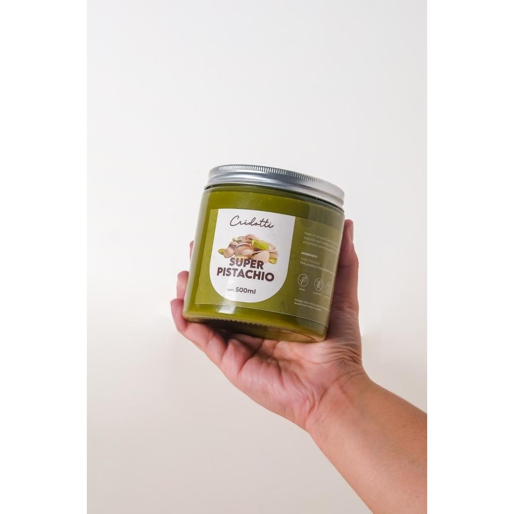 

Terbaru Crema - Super Pistachio Paste 500Gr Pasta Pure Tanpa Campuran