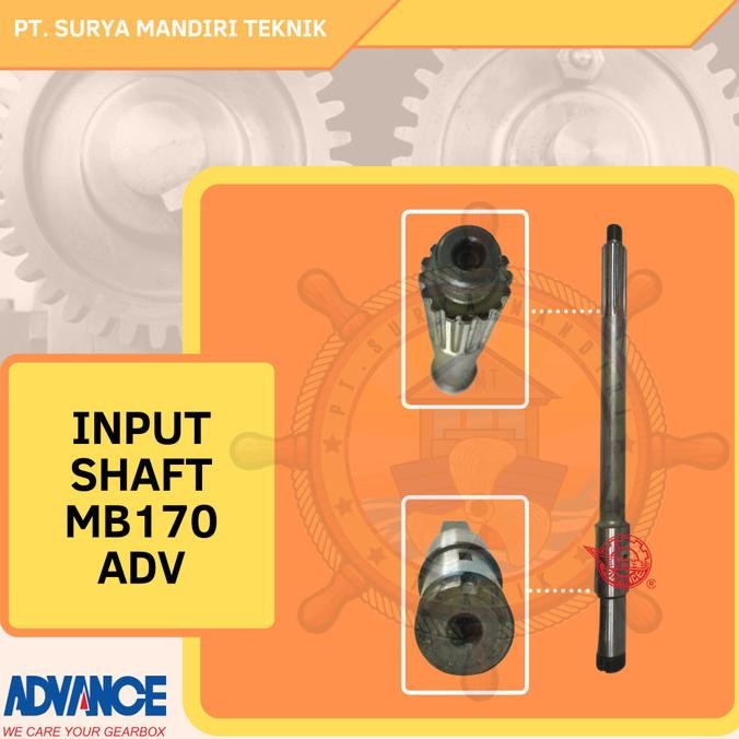 ```````] MB170 INPUT SHAFT MB170-01-101 ADVANCE