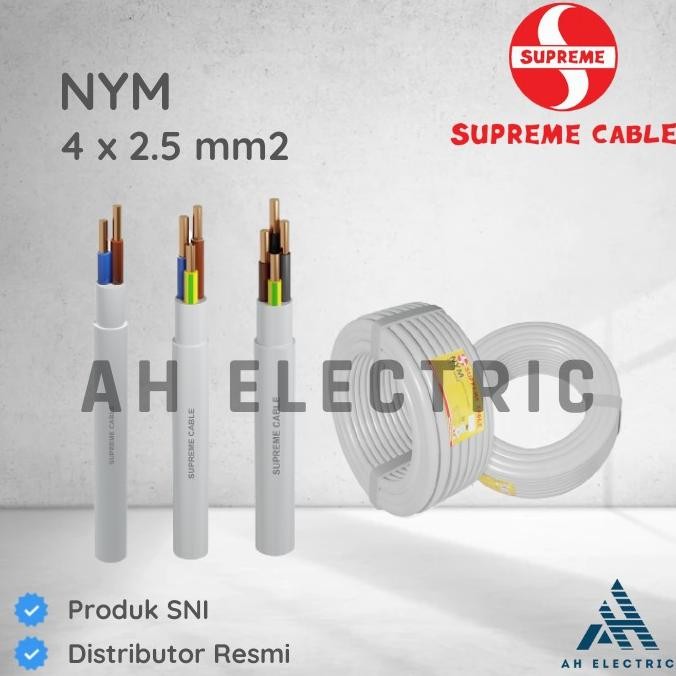 Kabel Nym 4X2.5 Supreme 50M / Nym 4X2,5 / Nym 4 X 2.5 / Nym 4 X 2,5 New Stok