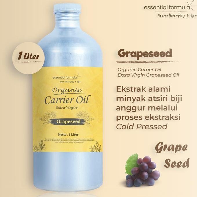 

Sale! 1L Organic Grapeseed Oil Extra Virgin Murni 100%