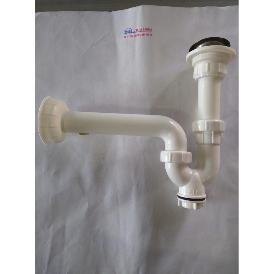 Sifon Angsa PVC / Saringan Wastafel Plastik / Sifon Wastafel Plastik
