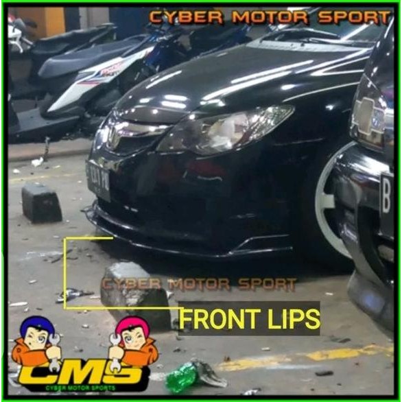 TERLARIS Lips bumper depan civic FD. front lips bumper civic FD. winglet civic