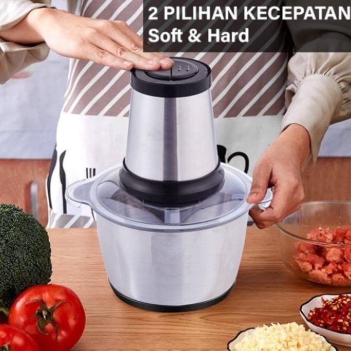 Diskon Chopper/Choper/Coper Stainless Penggiling Daging dan Bumbu Stainless