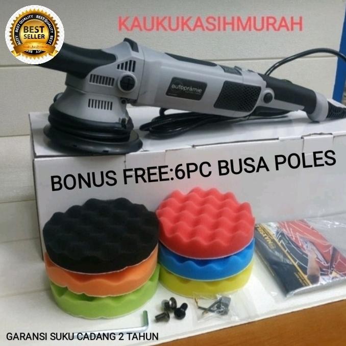 MESIN POLES MOBIL DUAL ACTION 5"ORBIT 15 MM AUTOPRAMIE POLISHER