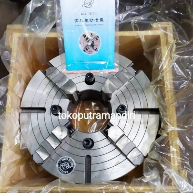 Chuck Bubut 12" 4 Jaw | Claw bubut 4 Jaw | Catok Kepala Bubut 12 Inch murah