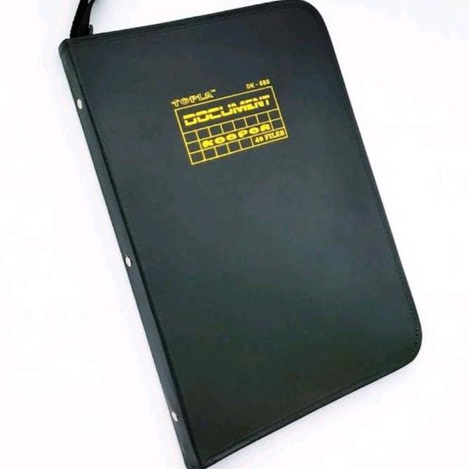 

ready TOPLA DK888 DOCUMENT KEEPER DISPLAY BOOK ZIPPER BAG MAP KULIT RESLETING ISI PLASTIK murah