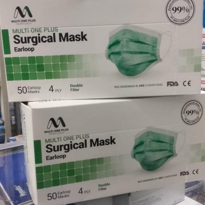 SURGICAL MASK 4 PLY MASKER MEDIS MULTI ONE PLUS TERMURAH