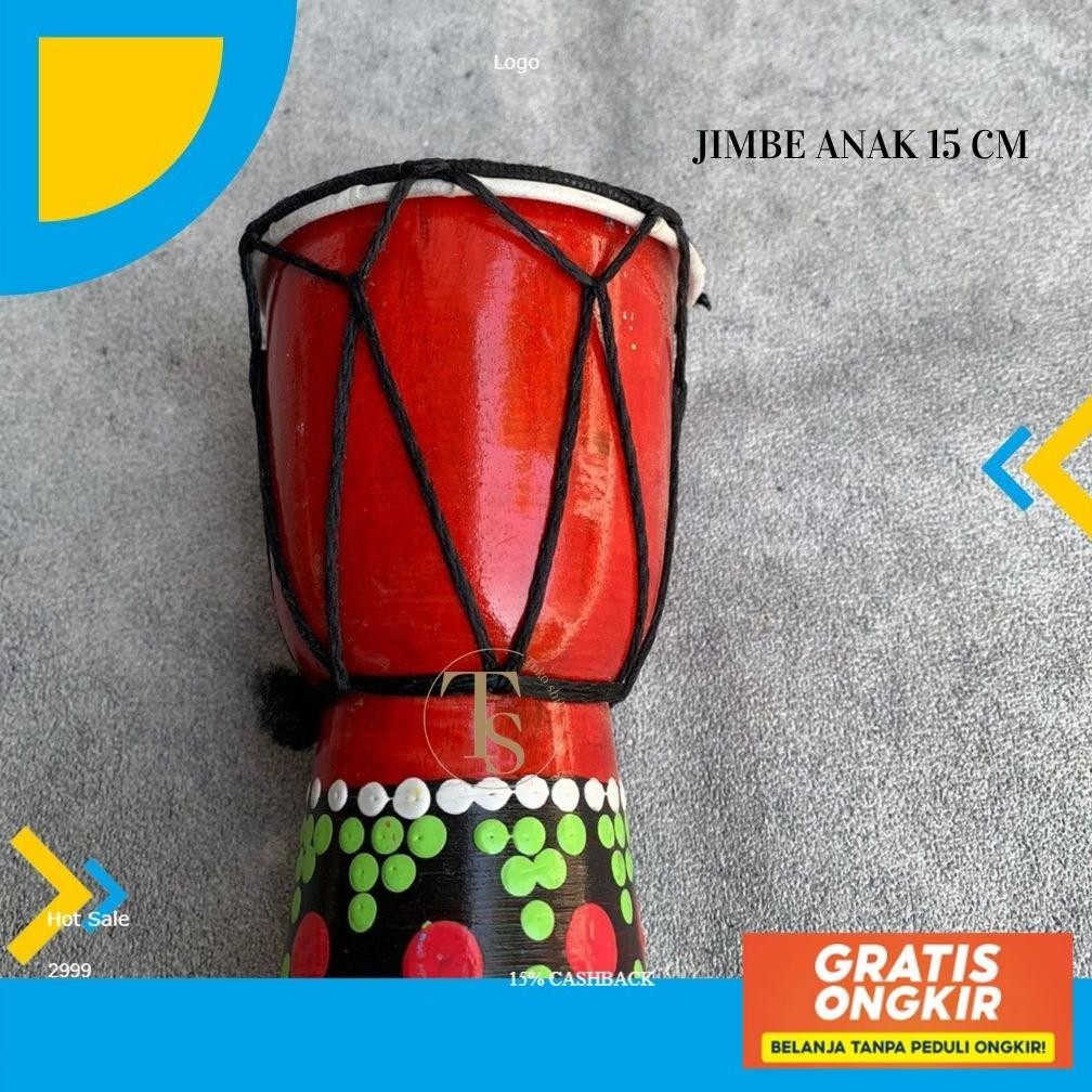 Jimbe Murah Ukuran 15 Cm  Jimbe Alat Musik Reggae Gendang Marawis Limited