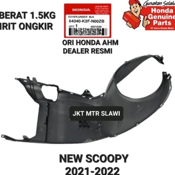 COVER UNDER DEK LUMPUR PARU K2F SCOOPY NEW ESP 2021 ORI HONDA AHM TERMURAH