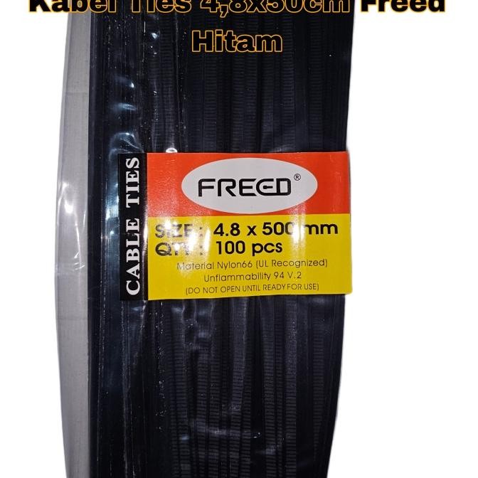 

ready Freed Kabel Ties 50cm (4,8500) Hitam/Putih murah