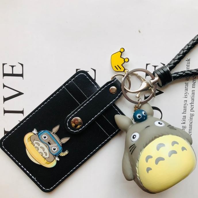 

ready ID card holder totoro/ gantungan kartu /lanyard/ name tag/tempat kartu murah