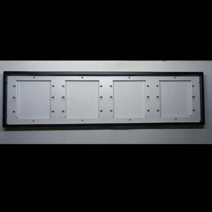 Simon I7 Black Doff Frame 4 Gang/Frame 4 Gang Simon I7 Black Doff/Hitam 4 Gang New Stok