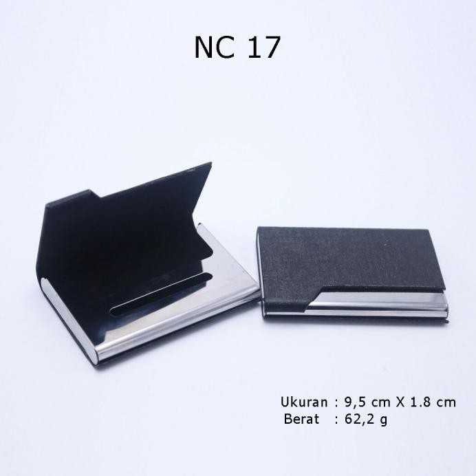 

ready Tempat Kartu Nama / Name Card Holder Kulit Hitam - Ncc 17 murah