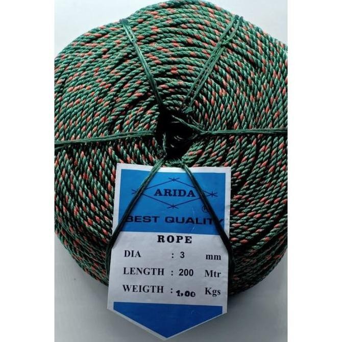 

Tali Ris/ Tali Tambang Arida 3 Mm 200 Meter Co