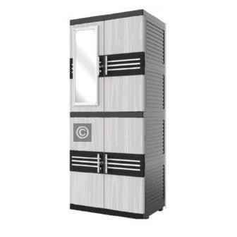 NAIBA - Lemari MSC Naiba Fit Mirror dan Non Mirror - Lemari Pakaian