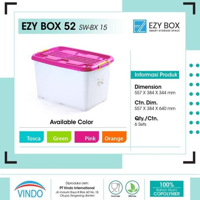 Ezy Box Container Box Plastik 52 Liter Kotak Penyimpanan KONTAINER BOX