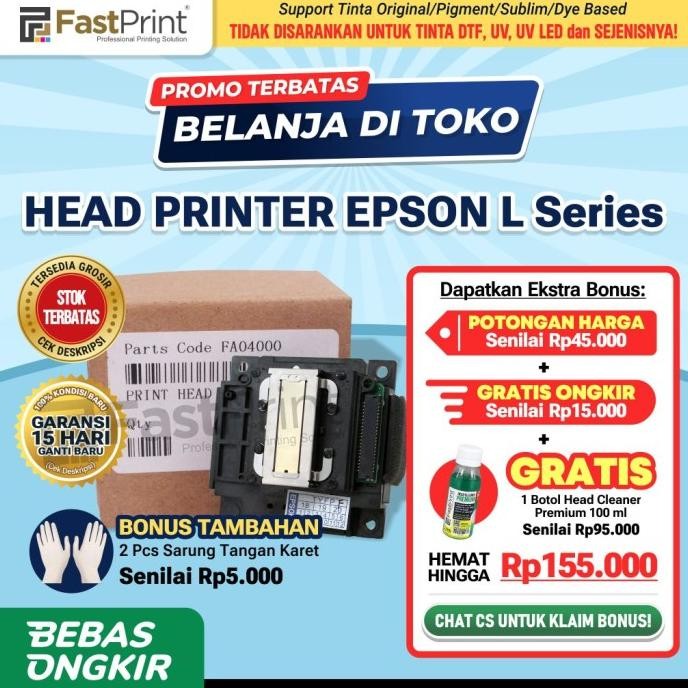 Head Printer Epson L1110 L3110 L3150 L4150 L4160 L5190