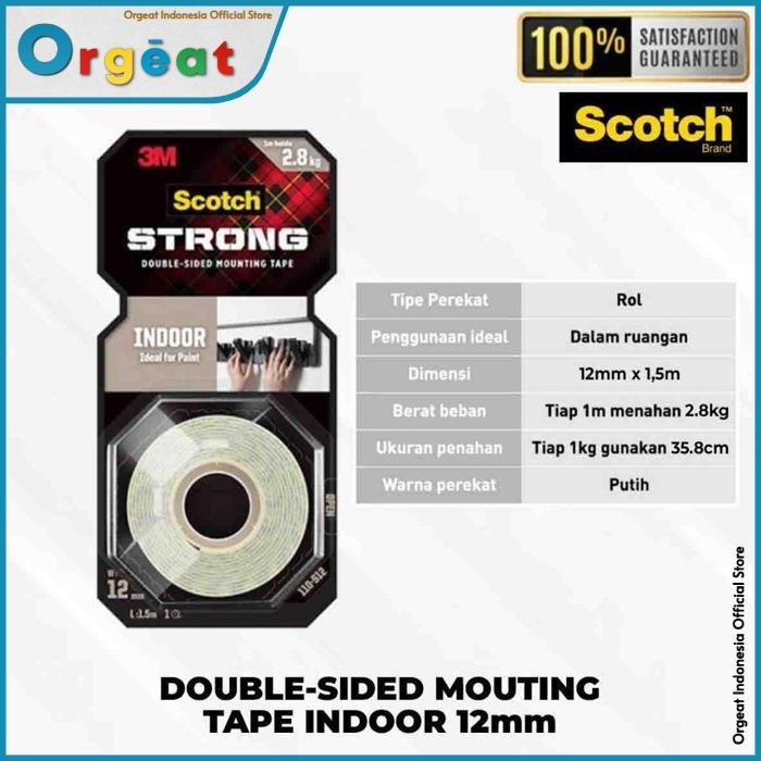

OGT - Double Tape Isolasi Dobel Tip Doubletip Solasi Lengket 3M 110-S12