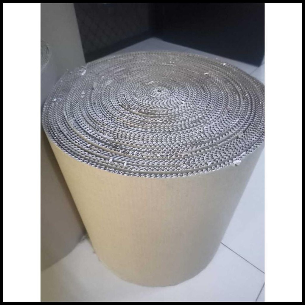 

Ready Karton Lembaran Polos Single Face 1 Roll Uk. Lebar 40 Cm X 35 Meter Packing Murah Single Face / Corrugated Roll / Karton Packing {Terlaris|Best Seller}
