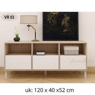 RAK BUFFET TV SERBAGUNA MINIMALIS VR03 120CM