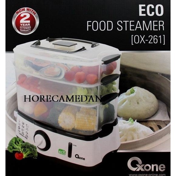 Terlaris Eco Food Steamer Oxone Ox261 / Kukusan Listrik Susun 3 Oxone Ready Stok