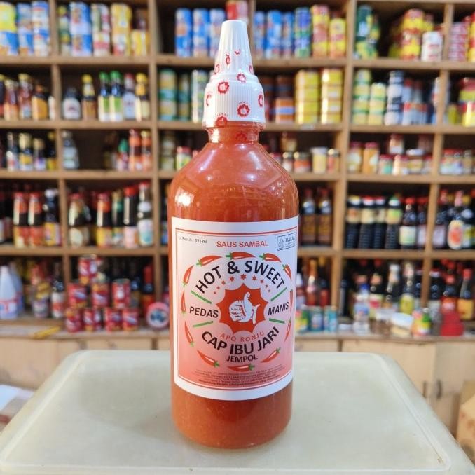 

Sale Saus Sambal Hot&Sweet/ Pedas Manis Cap Ibu Jari Jempol 535Ml (Botol Plastik)