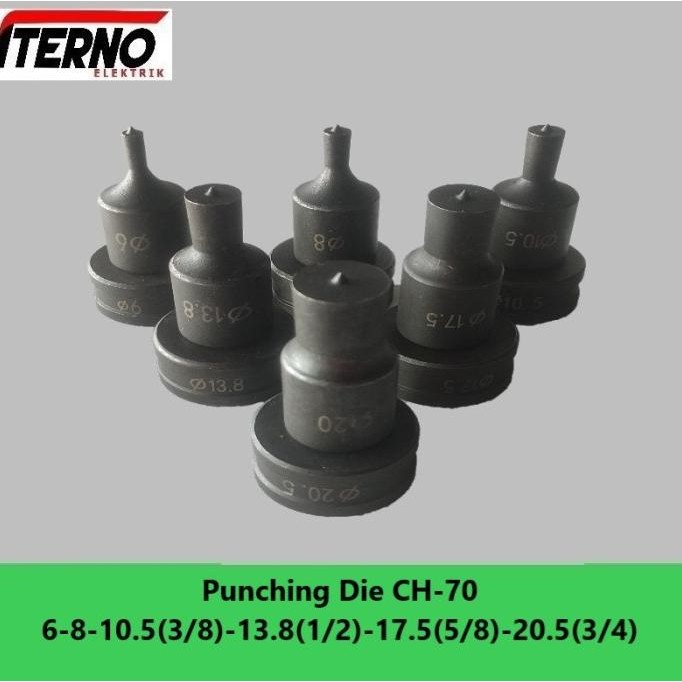 

Mata Punch Dies CH-70 Mata Pon 6mm 8mm 10.5mm 13.8mm 17.5mm 20.5mm murah