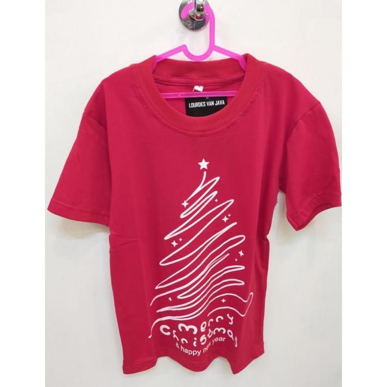 XD27 Special Sale KAOS NATAL ANAK & DEWASA GAMBAR POHON MERRY CHRISTMAS - KAOS NATAL - BAJU NATAL - 