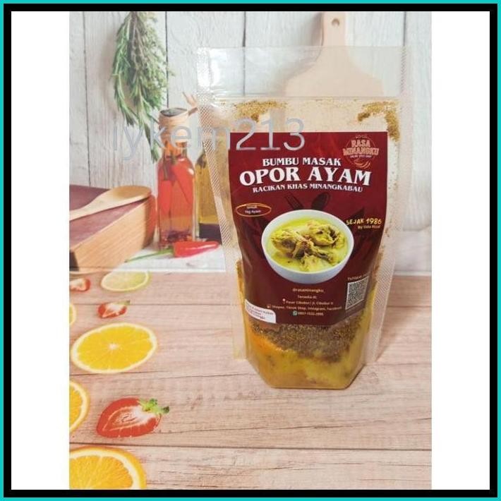 

BUMBU OPOR AYAM RASA MINANGKU, BUMBU OPOR AYAM PADANG, BUMBU OPOR AYAM