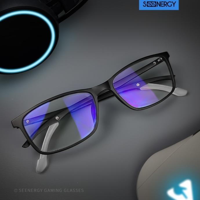 ready  SEENERGY Kacamata Gaming Zeus Midhnight Black