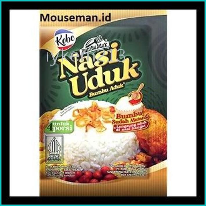 

KOBE BUMBU ADUK NASI UDUK / BUMBU SUDAH MATANG / LANGSUNG ADUK DI NASI HANGAT UNTUK 4 PORSI 15GR