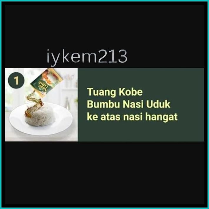 

KOBE BUMBU ADUK NASI UDUK SACHET LANGSUNG ADUK DI NASI HANGAT
