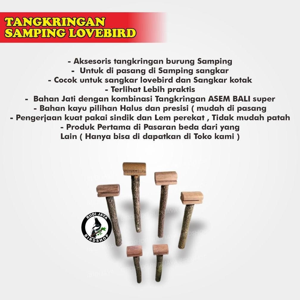 fx-2 sd-67 TANGKRINGAN SAMPING UKIR MATANG PLECI EKONOMIS (SLAMET) WARNA COKLAT KAYU ASEM ASAM BALI 