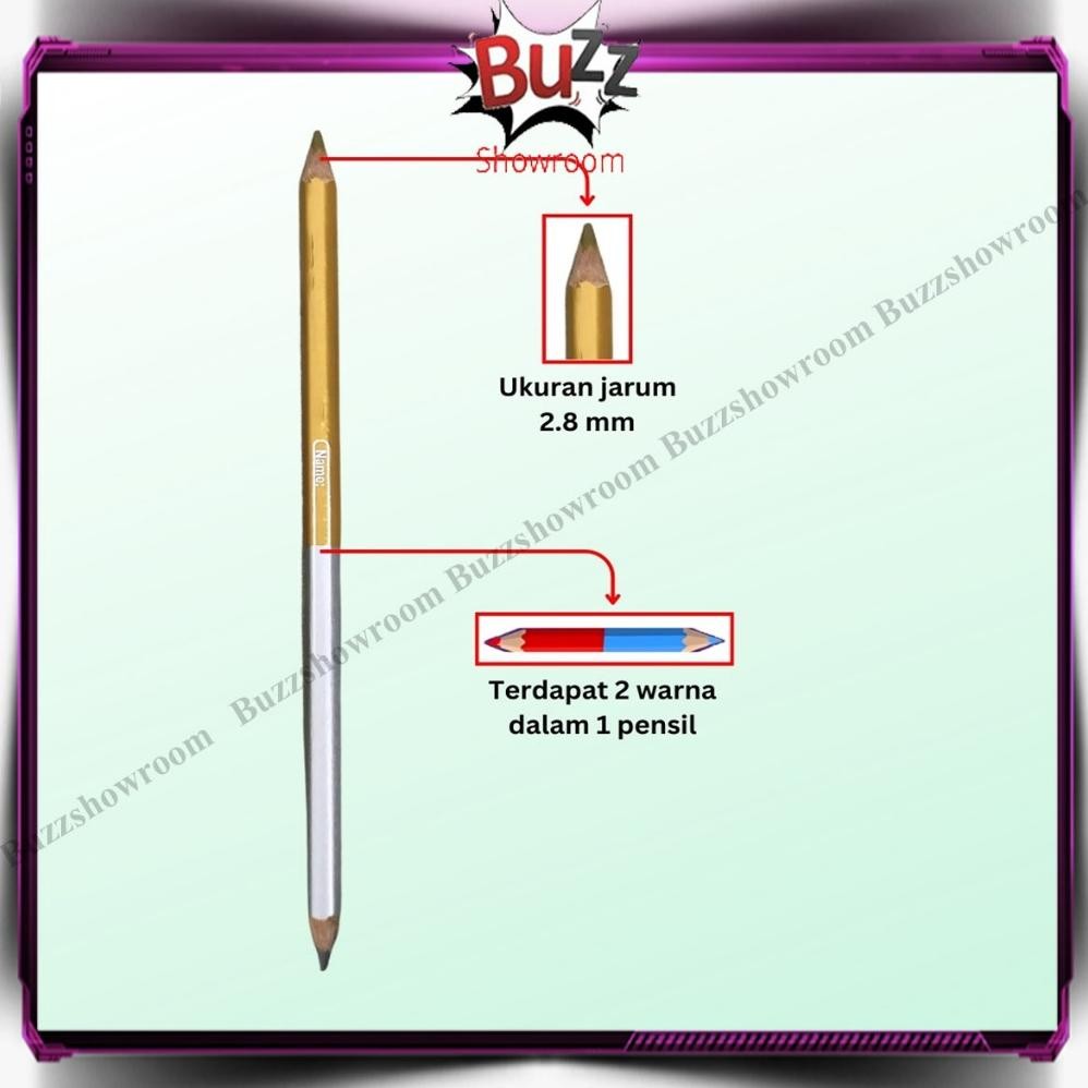 

gh-56 gh-6 Pensil Warna Bi Colour Greebel 12 24 36 Warna Classic Pencils Duo Hemat Berkualitas