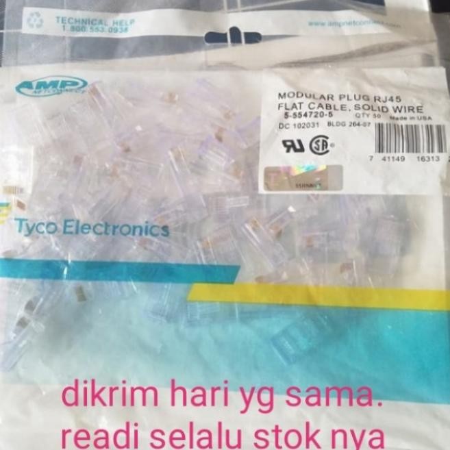 konektor rj45 amp / connector rj45 amp isi 50 nUg