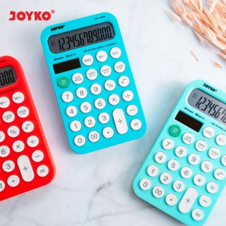 

th-23 yt- JOYKO CC-47CO - Check & Correct Calculator Kalkulator Bisa Cek Ulang CC-47 CO Viral Terlaris