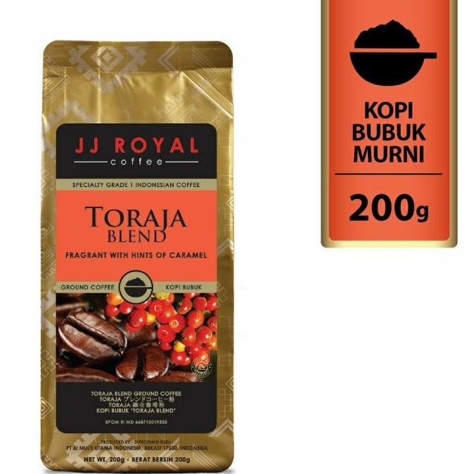 

Grosir Jj Royal Toraja Blend Ground/Kopi Bubuk 200Gr