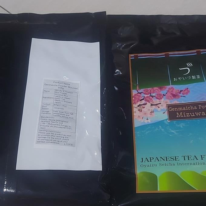 

Grosir Oyaizu Seicha Genmaicha Powder Mizuwari (Teh Bubuk Jepang) -600 Gram
