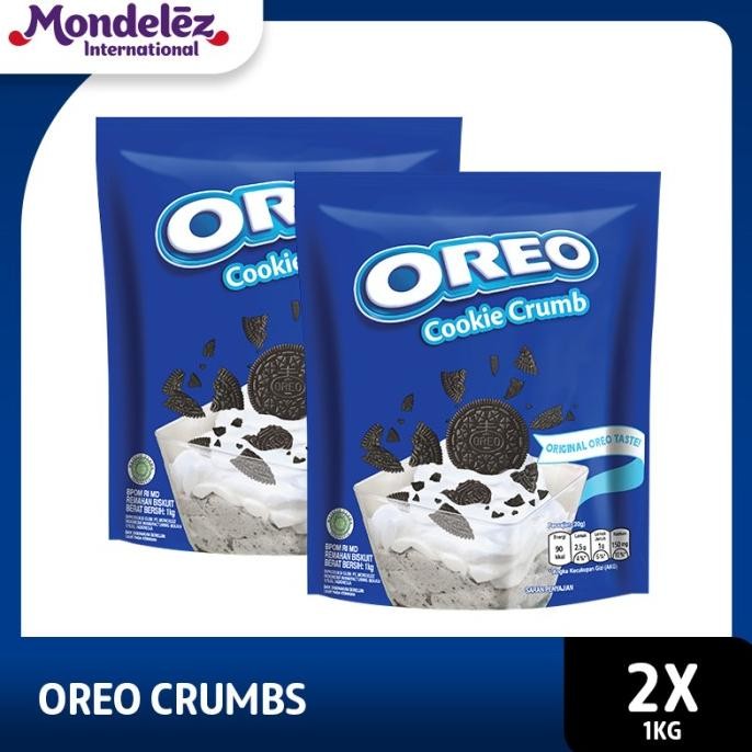 

Grosir Oreo Biskuit Cookies Crumb 1 Kg - 2 Packs