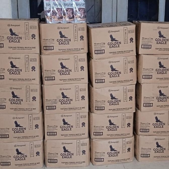

Sale Tepung Terigu Golden Eagle Bungasari 1 Kg 1 Dus Isi 10 Pcs