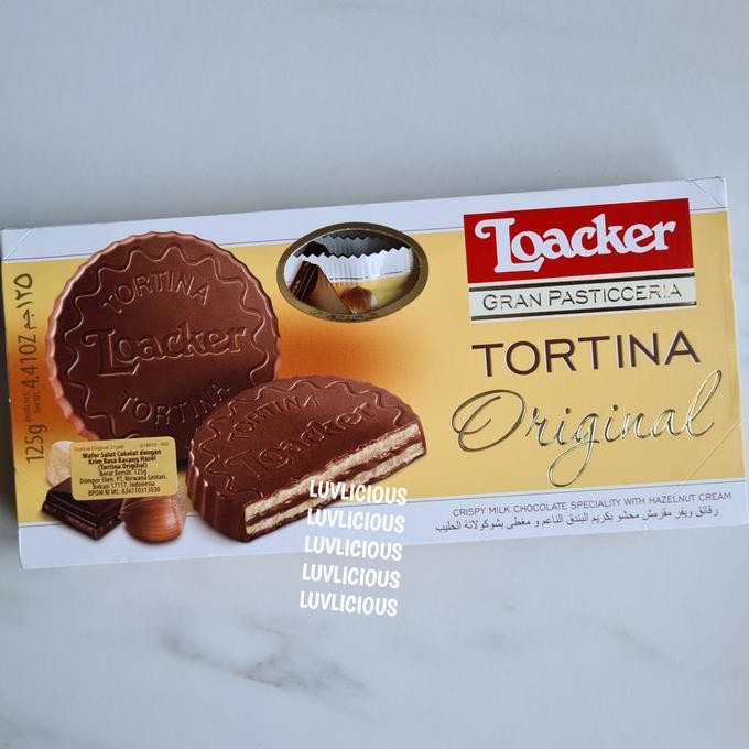 

Murah Loacker Gran Pasticceria Tortina Original Chocolate Hazelnut Wafer
