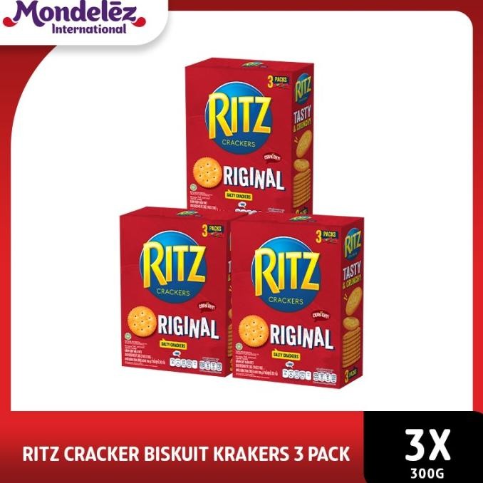 

Sale Ritz Cracker Biskuit Krakers 300G 3 Pack - Camilan / Snack