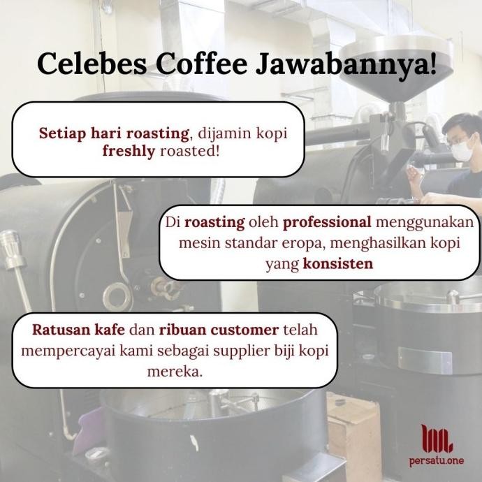 

Promo [Celebes Coffee] Kopi Arabika Wine Gayo Bubuk/Biji/Espresso