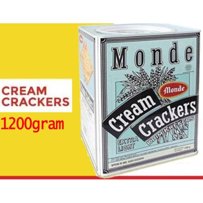 

Murah Biskuit Kaleng Monde Cream Crackers 1.2Kg 1.2 Kg 1200G 1200 Gram