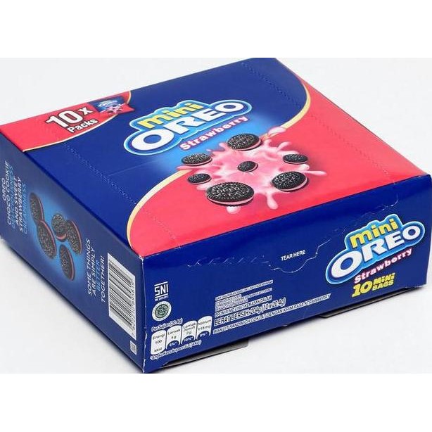 

Sale Oreo Mini Strawberry Pouch 10X20,4 Gr ( Harga 1 Karton Isi 6 Box )