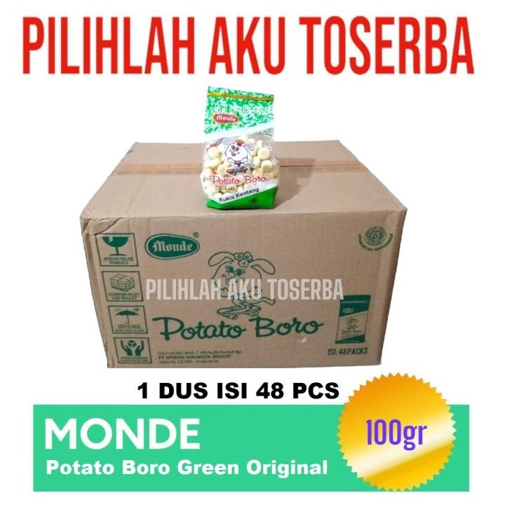 

Sale Biskuit Monde Potato Boro Green Rasa Original 100 Gr - ( Harga 1 Dus )